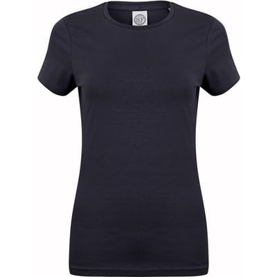 SF Women Dames/Dames Stretch T-shirt (Marine)