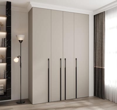 Luxe Kledingkast – Zwart – 5x170x50 cm – Industrohome