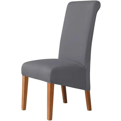 Hoge rugleuning en universele stoelhoes voor eetkamer Hotel XL M maat T Jacquard Extra grote stretch spandex stoelhoezen wasbaar XL size (60-75cm)