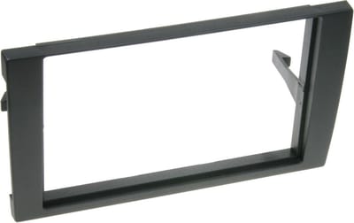 2-DIN Paneel geschikt voor Audi A4 B6 / B7 (8E) - Seat Exeo (3R) - Kleur : Zwart