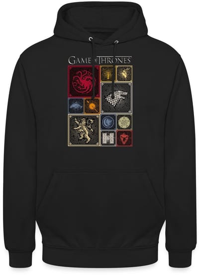 Game Of Thrones Koninkrijken Wapen Tegels Hoodie Unisex