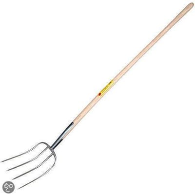 Kerbl Mestvork 130cm 4-t Zilver