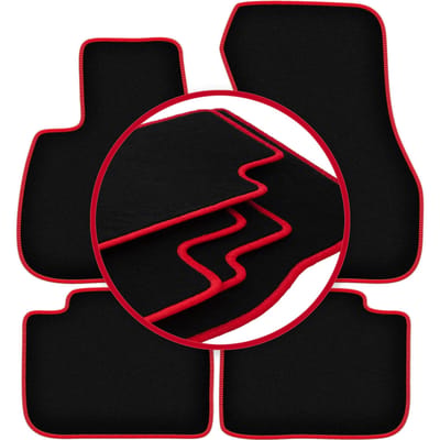 CARLUX-RED automatten voor: BMW X1 F48 FL SUV (2015-)