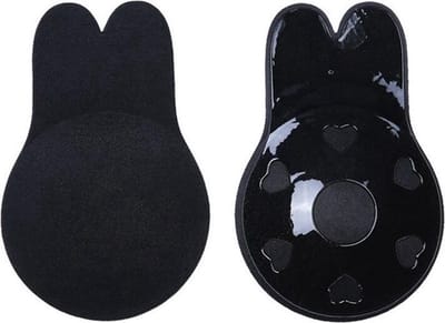 Go Go Gadget - Push-Up BH - Strapless, Onzichtbaar, Herbruikbaar & Liftend Effect - Tepel Cover - Zwart #PlakBH