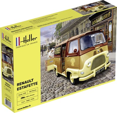 Heller Modelbouwpakket Auto - 80743 Renault Estafette Plastic - 1:24 - Modelbouw