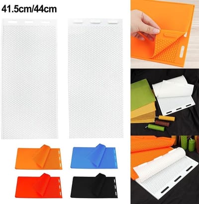Bijenwas mallen - Silicone vormen - Thuiswas vellen - Flexibel anti-aanbak - 2 stuks - Meerdere kleuren
