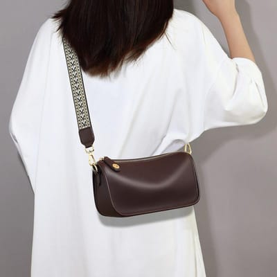 Crossbody Tas Dames Herfst en Winter Nieuw Echt Leer Dames Tas Kussen Tas High-end Schoudertas Kleine Tas gray