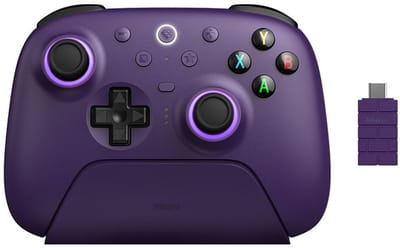 8BitDo Ultimate 2 Wireless 2.4G - TMR - RGB - Purple - Wireless Controller - PC