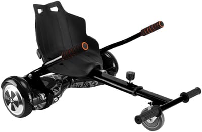 Zitje voor Hoverboard - Hoverkart ombouw - Rijplezier Vergroten - Universeel Compatibel - Verstelbaar Frame - Zwart