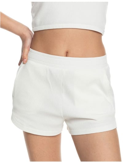 Roxy Contrast Focus Korte Broek Wit XS Vrouw