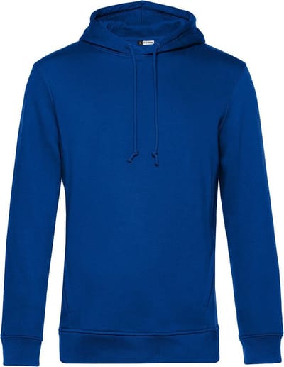 B&C Heren Biologische Hoodie (Koningsblauw)