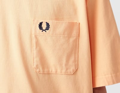 Fred Perry Washed T-Shirt, oranje