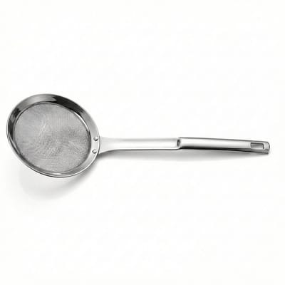 My Green Deal - RVS Zeefspaan 27,5 cm – Fijnmazige Zeef – Premium 304 RVS – Vaatwasserbestendig & Voedselveilig
