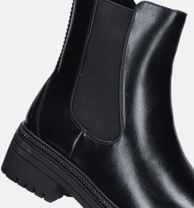 Marco Tozzi Dames Chelseaboot 2-25443-43 001 F-breedte Maat: 39 EU