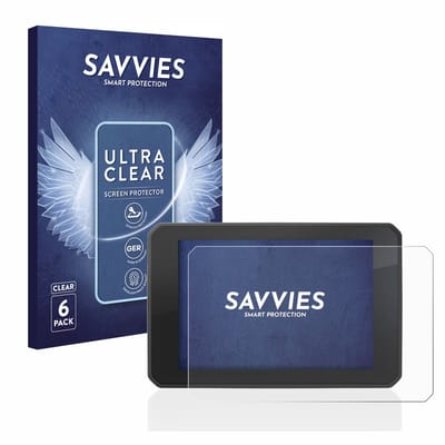 Savvies - Screenprotector voor FIT-EBIKE Display Comfort - Folie Beschermfolie transparant 6 Stuks