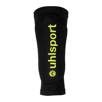 Uhlsport X Plate Scheenbeschermer - Zwart / Fluogeel | Maat: M