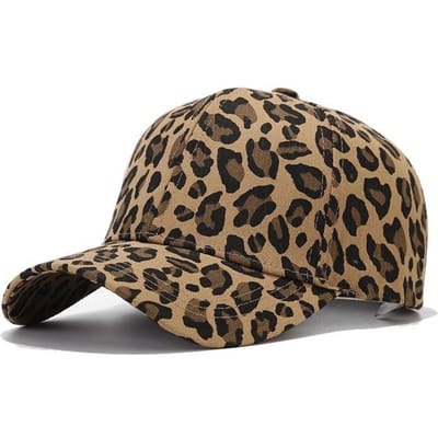 Dierenprint dames honkbalpet, veelzijdig in dagelijkse casual stijl, favoriet voor het versieren van een pet met klep bij het uitgaan winkelen Adjustable black