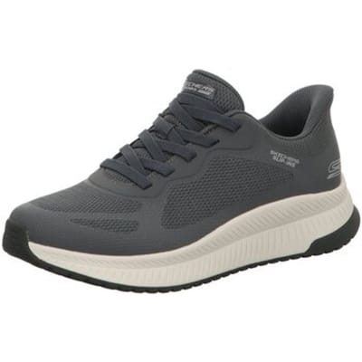 Skechers Slip-ins: BOBS Squad 4 heren sneakers grijs - Maat 43 - Extra comfort - Memory Foam