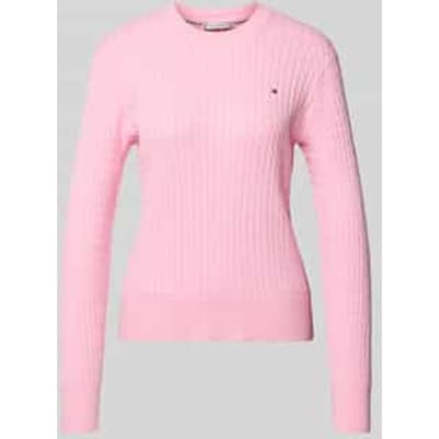 Slim fit pullover van puur katoen