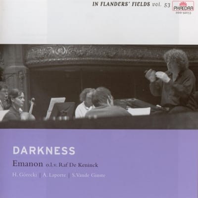 Emanon Ensemble - In Flanders' Fields Vol.53 - Darkness (CD)