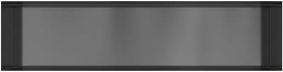 Hotbath &More BOX120F inbouwnis 30x120x10cm zonder frame geborsteld gunmetal PVD