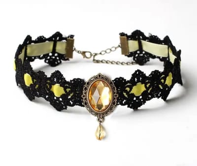Akyol - Choker - gothic ketting - choker ketting dames - 5 cm - chique ketting – dames – kanten ketting