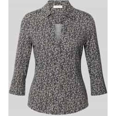 Shaped fit blouses shirt van viscosemix
