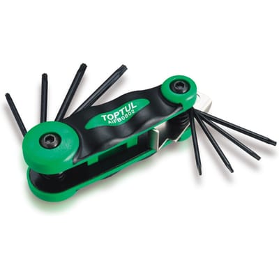 Pennenzakset TORX TOPTUL 7 stuks (T6,T8,T9,T10,T15,T20,T25)