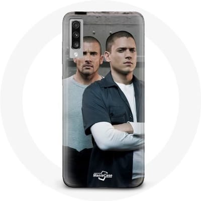 Samsung Galaxy A70 hoesje Gevangenisonderbreking Michael Scofield en Lincoln Burrows