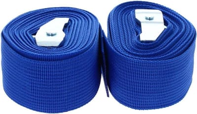Spanbanden met Gesp - Vastzetbanden Cargo - Bagage Zekeren - 300kg Werkbelasting - 3.5m x 38mm - Blauw