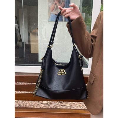 Middelgrote Tote Bag voor Dames Tas Nieuwe Stijl Retro College Rugzak Niche Ketting Rugzak