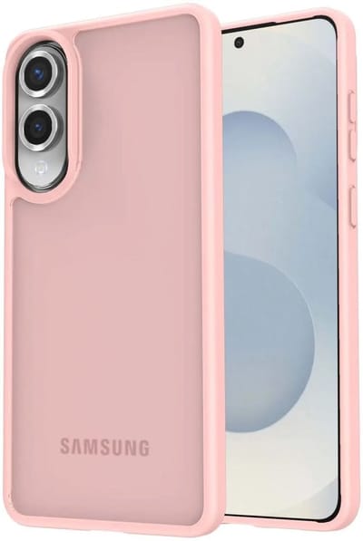 Hoesje Geschikt voor Samsung Galaxy S25 Edge - Matte Back Cover - Roze