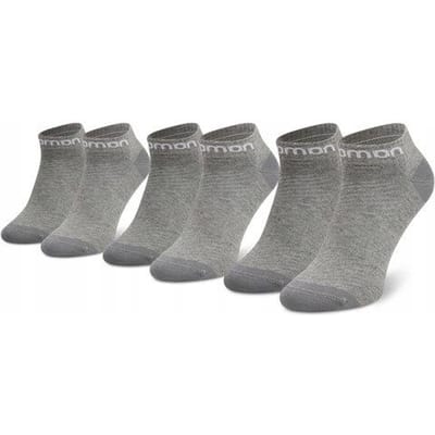 Y4843 CHAUSSETTES SALOMON life low lot de 3 3 paires M 39-41 gray