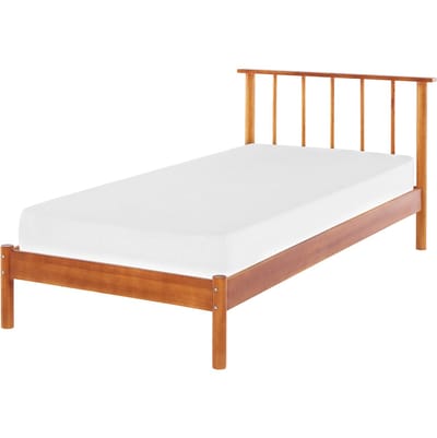 BARRET - Eenpersoonsbed - Lichte houtkleur - 90 x 200 cm - Dennenhout