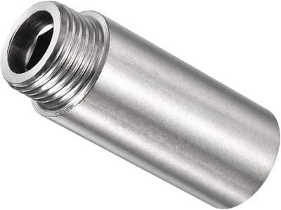 Dailygoods- Pijp Fitting 50mm G1/2 Vrouwelijk naar G1/2 Buitendraad - 3 Stuks - Roestvrij Staal - Corrosiebestendig - Eenvoudig te Installeren - Glad Afwerking - Pijpconnector