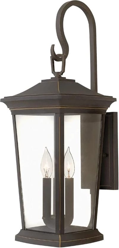 Bohemian Wandlamp - Steady Lighting - Metaal - Bohemian - E14 - L: 29.8cm - Voor Buiten - Woonkamer - Eetkamer - Brons