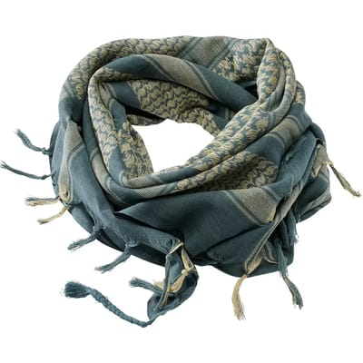 Brandit - Shemag Scarf petrol/khaki one size Sjaal - One size - Blauw/Groen