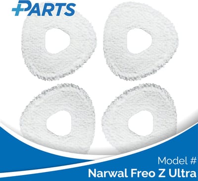 Narwal Freo Z Ultra Dweilpads (4 Stuks, Plus.Parts® alternatief voor CP-PJ-A00087-00-00)