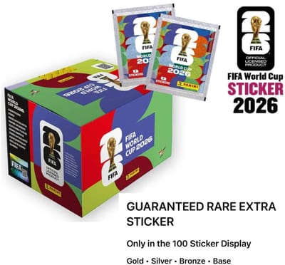 Display 100 Packs Panini FIFA World Cup 2026