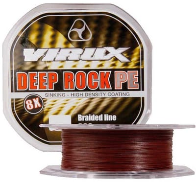 Virux Deep Rock Gevlochten Vislijn 300 M Bruin 0.300 mm