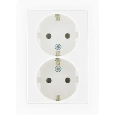 Jung Inbouwstopcontact As500 Met Aarde (randaarde) 2-polig Wit Ip20