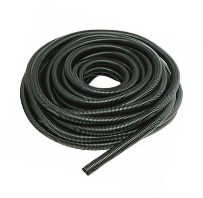 Dailygoods- Ribbelbuis 7mm - Kabelbescherming - Kabelmanagement - Gespleten Weefgetouw - Flexibel - Lengte 6 Meter - Kabelgoot