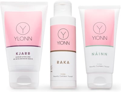YIONN 3-STAPS PREMIUM ROUTINE. Voorkomt en behandelt ingegroeide haartjes, rode bultjes en jeuk na ontharen.