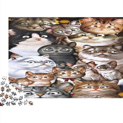 Houten Puzzel - Legpuzzel Wildlife - Ontspanning en Plezier - Unieke Vormen en Achterkant Letters - 1000 Stukjes 75x50cm - Multicolor