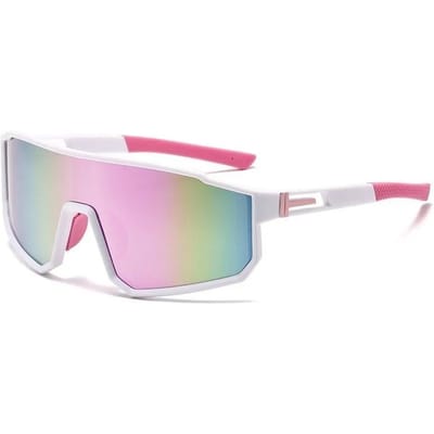 Fietsbril Zonnebril Unisex Bril UV400 Fietsbrillen geschikt voor Hardlopen Wandelen Winddichte brillen Buitenbrillen 1PC