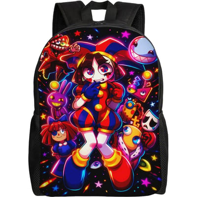 Jax Cartoon Digitals Circus Thermische Rugzak Dagelijkse Rugzakken Tiener Ontwerp Patroon Schooltassen Mode Rugzak One Size