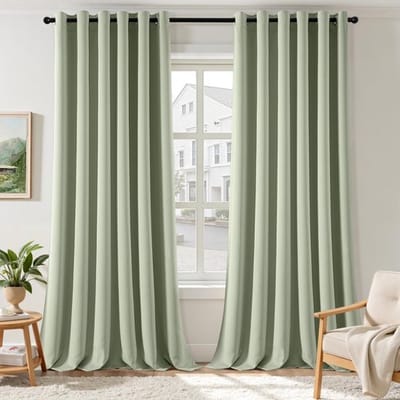 Dailygoods- Verduisteringsgordijnen Set van 2 - Decoratieve Gordijnen - Hoogwaardige Verduisteringstechnologie - Duurzaam - Lichtdicht - Elegante Plooivorm