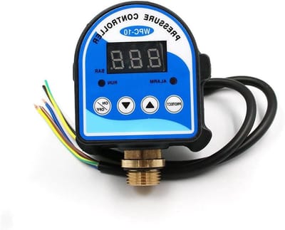 Waterpomp Regelaar - Drukschakelaar Relais - Constante Druk - Intelligent Elektronisch - 20mm Pijp - Afgebeeld