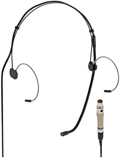 SubZero Headset Mic, Compatibel met Shure Draadloze Systemen