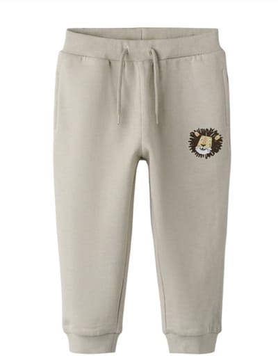 Name It - Joggingbroek - NMMSAKU - Silver Lining - Leeuw - Maat 98